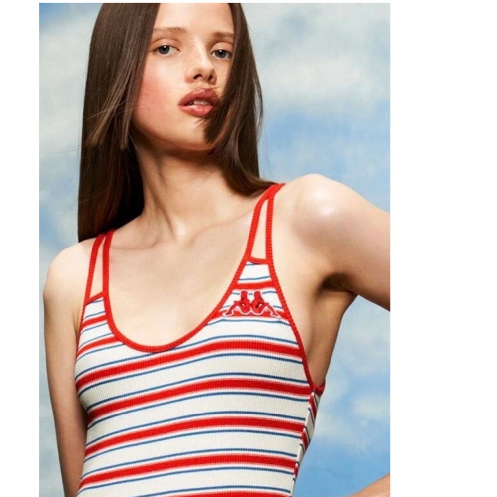 Zara Kappa romper New size Small super cute